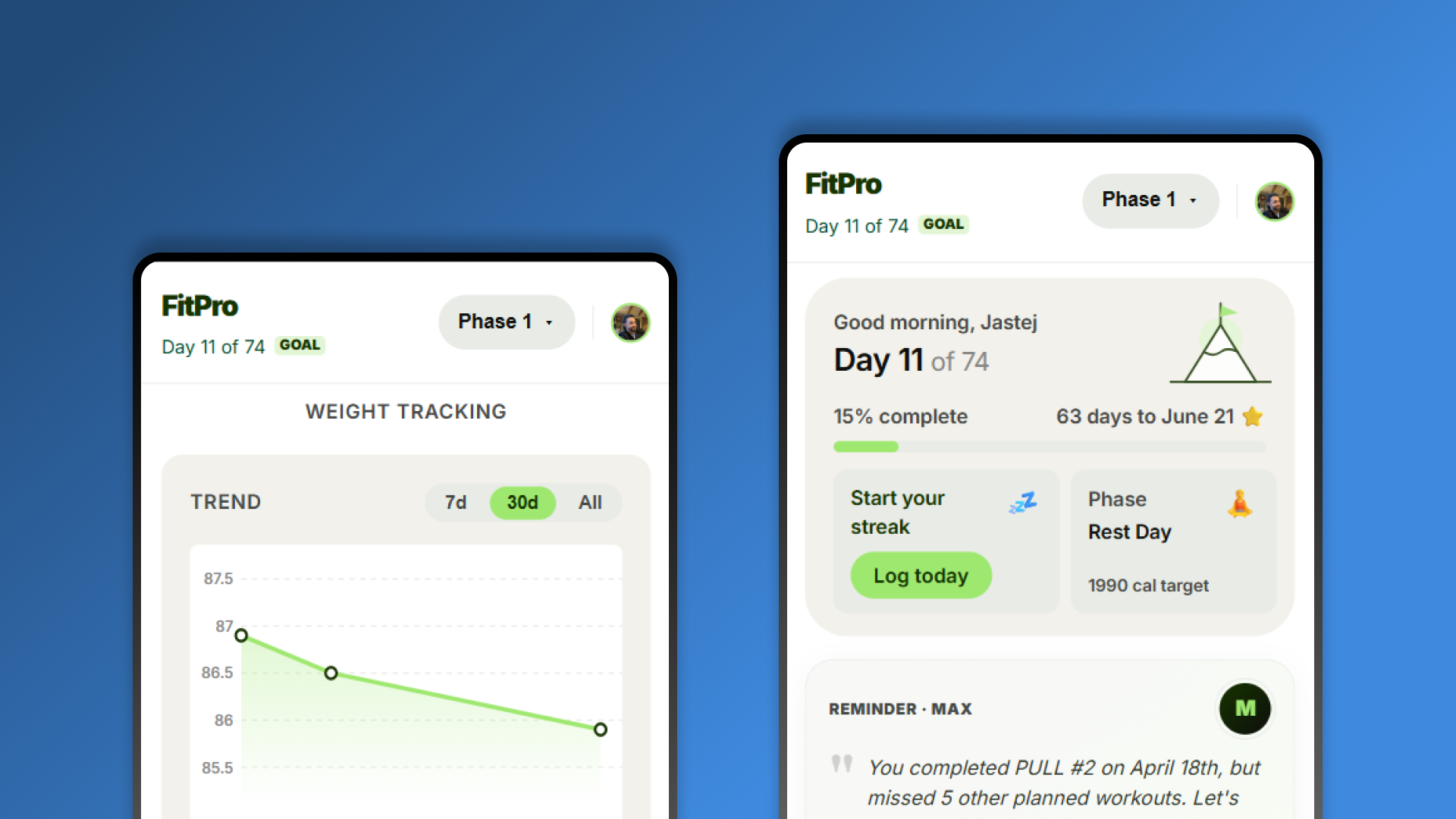 FitPro AI fitness app